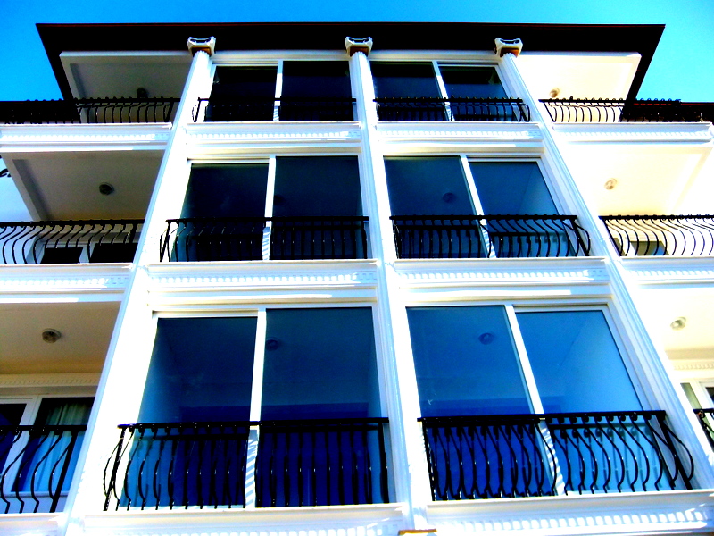 Ferforje balkon detayı